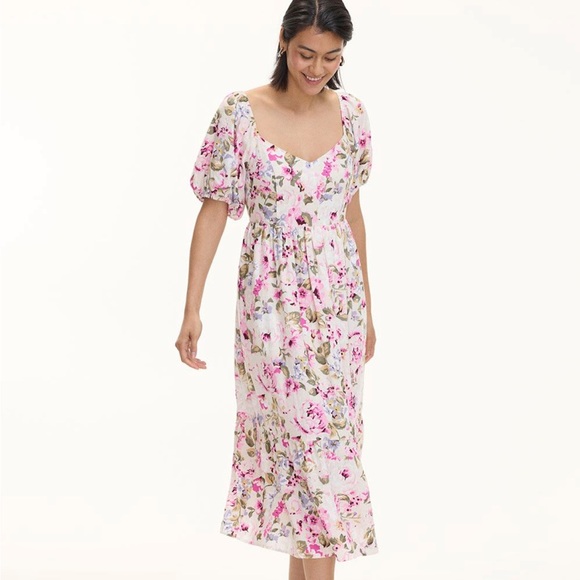 Reitman’s Floral Puff Sleeve Dress - Picture 3 of 6